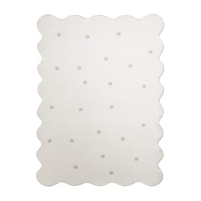 Tapis lavable - Cloudy Dots Blanc - sfeer
