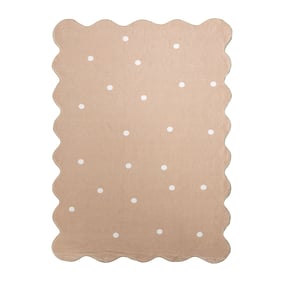 Tapis lavable - Cloudy Dots Beige - sfeer