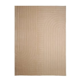 Tapis moderne intérieur et extérieur - Charm Arches Beige - product