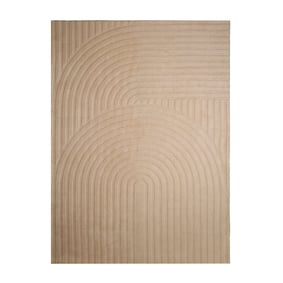Tapis moderne intérieur et extérieur - Charm Curves Beige - product