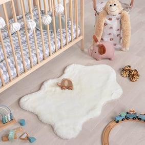 Tapis enfant - Huggy Sheep Blanc