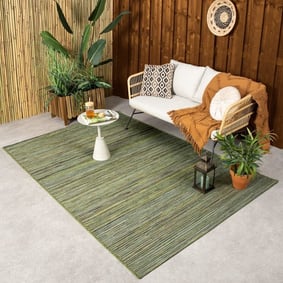 Tapis scandinave rond - Torres Vert/Mélangé