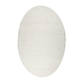 Tapis en laine de forme irrégulière - Feline Blanc - sfeer
