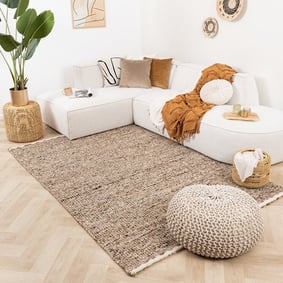 Tapis en laine - Nero Marron/Mélangé