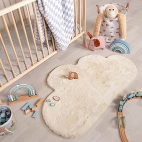 Tapis pour enfants - Huggy Wolk Crème