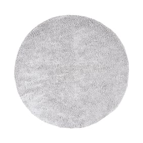 Tapis rond à poils longs - Lofty Gris Clair - product
