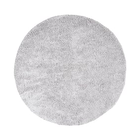 Tapis rond à poils longs - Lofty Gris Clair - sfeer
