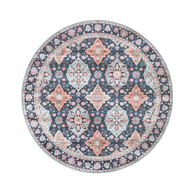Tapis rond vintage - Imagine Oriental Bleu - sfeer