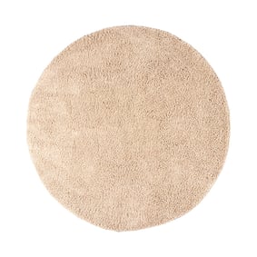 Tapis rond à poils longs - Lofty Beige - sfeer