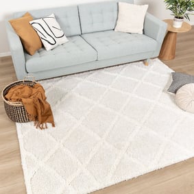 Tapis moderne intérieur et extérieur - Lova Lines Crème