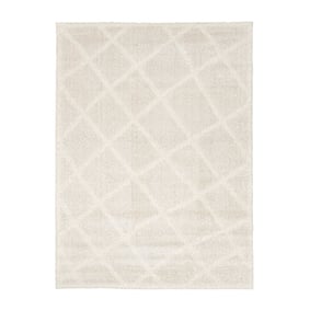 Tapis moderne intérieur et extérieur - Lova Lines Crème - product