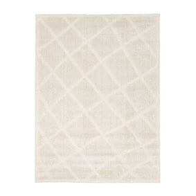 Tapis scandinave - Lova Lines Crème - sfeer