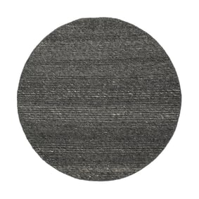 Tapis en laine rond - Feline Anthracite/Chiné - sfeer