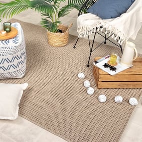 Tapis d'extérieur en jute - Fora Melange Naturel