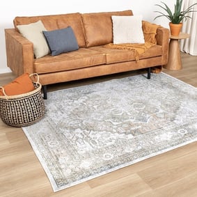 Tapis lavable - Nova Aztec Vert Olive