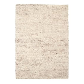 Tapis en laine à poils longs - Royal Crème/Taupe Mélangé - product