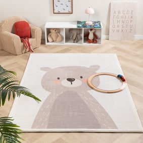 Tapis lavable pour enfant - Simba Bear Beige