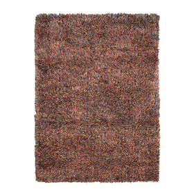 Tapis en laine à poils longs - Elin Multicolore - product