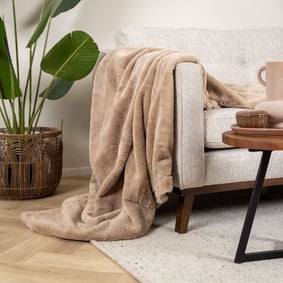 Tapis moderne rond - Otis Taupe