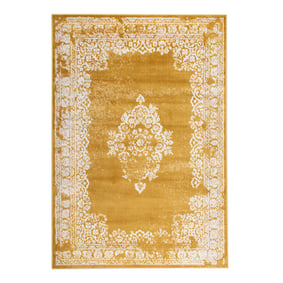 Tapis vintage - Adore Medaillon Jaune - product