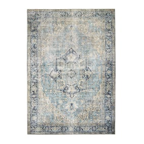 Tapis vintage - Lugan Bleu Clair - sfeer
