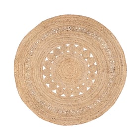 Tapis en jute - Fair Rond en rotin Naturel - product
