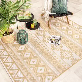 Tapis d'extérieur - Summer Beyond Jaune
