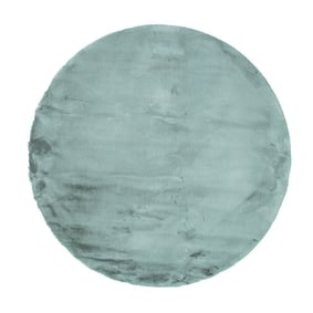 Tapis rond à poils longs - Comfy Supreme Bleu/Vert - product