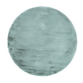 Tapis rond à poils longs - Comfy Supreme Bleu/Vert - sfeer
