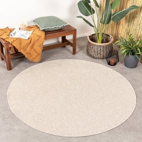 Tapis d'extérieur rond - Costa Sable