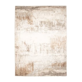 Tapis abstrait - Xavier Scratch Taupe/Gris - sfeer