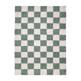 Tapis à damier - Blox Vert - sfeer
