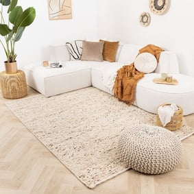 Tapis en laine - Nero Sable/Mélangé
