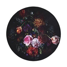 Tapis scandinave - Florine Noir/Rose - product