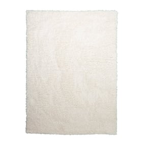 Tapis shaggy rond - Blaze Blanc - product