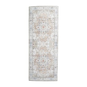 Tapis de couloir lavable - Domingo Mandala Beige - sfeer