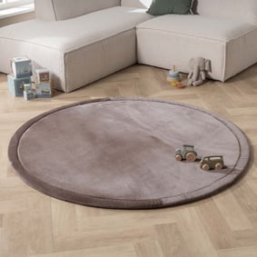 Tapis de jeu rond - Jip Taupe