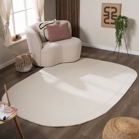 Tapis de jeu carré - Halo Pebble Crème