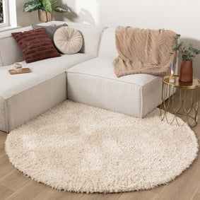 Tapis shaggy ovale - Blaze Beige