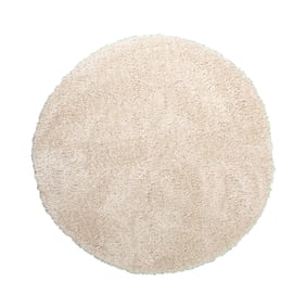 Tapis shaggy rond - Blaze Beige - sfeer