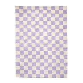 Tapis en coton - Gambit Lilas/Blanc - product