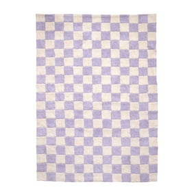 Tapis rétro - Gambit Lilas/Blanc - sfeer