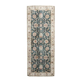 Tapis en laine lavable - Domingo Oriental Vert Foncé - product