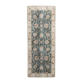 Tapis de couloir lavable - Domingo Oriental Vert Foncé - sfeer