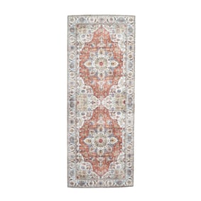Tapis de couloir lavable - Domingo Mandala terra - sfeer