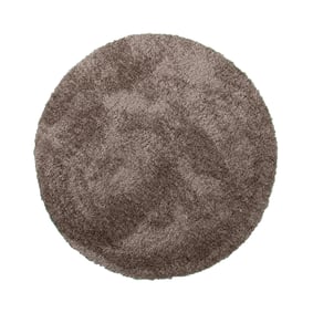 Tapis shaggy rond - Blaze Taupe - sfeer