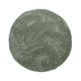 Tapis shaggy ovale - Blaze Vert - product