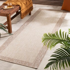 Tapis de balcon - Sierra Border Crème/Beige