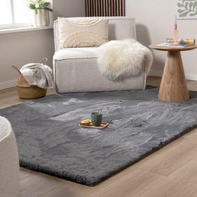 Tapis doux à poils longs - Comfy Supreme Anthracite