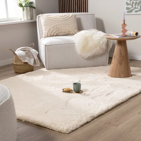 Tapis doux à poils longs - Comfy Supreme Crème